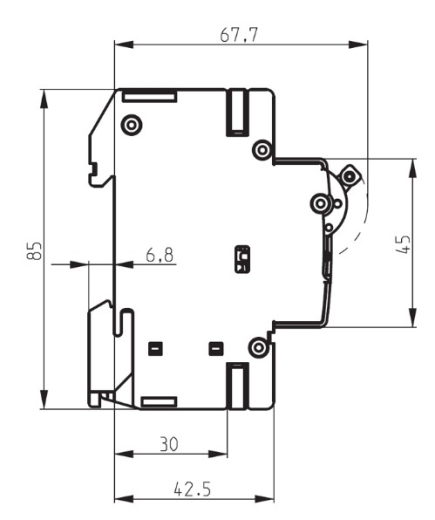 Автоматичний вимикач ETI 002125718 ETIMAT 10 3p B 25А (10 kA) - 3