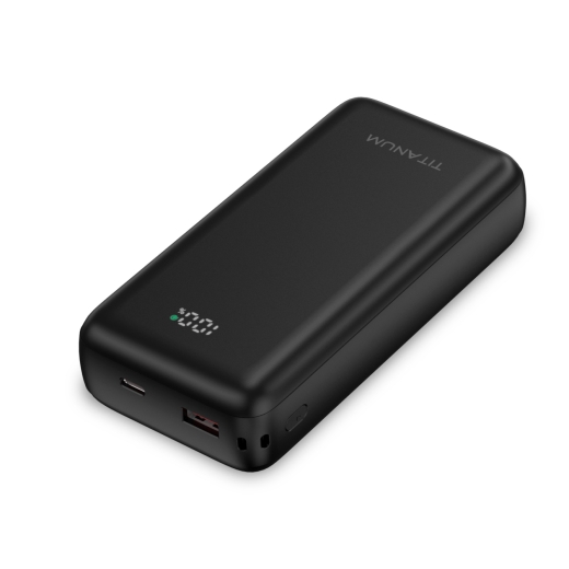 Повербанк 20000mAh TITANUM WCS20 PD45W Black - 3