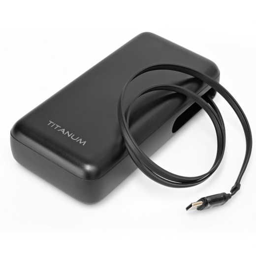 Повербанк 20000mAh TITANUM WCS20 PD45W Black - 5