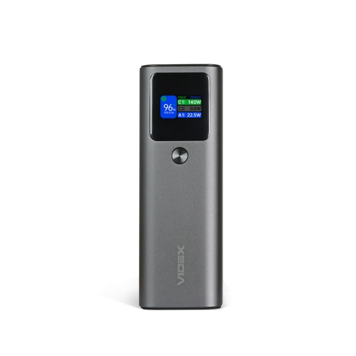 Повербанк 30000mAh VIDEX VPB-316 162W PD140W +Display - 6