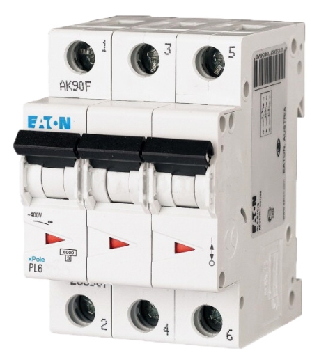 Автоматический выключатель Eaton PL6-C16/3 - 1