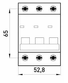 Модульний автоматичний вимикач E.Next e.mcb.pro.60.3.C 3р 10А C (p042030) - 2