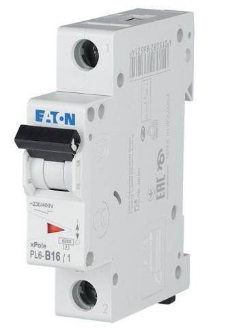 Автовимикач Eaton PL6-B16/1 6кА 16A - 3