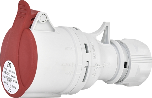 Кабельний силовий роз'єм ETI 004482005 ES-3253 IP44 (32A 400V 3P+N+PE) - 1