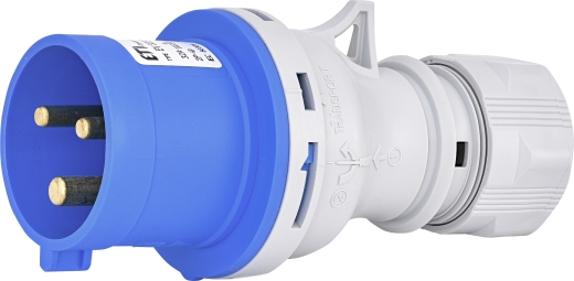 Кабельна силова вилка ETI 004482019 EV-3232 IP44 (32A 230V 2P+PE) - 1