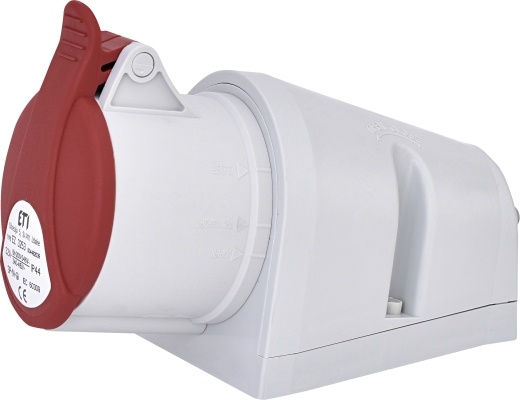 Настінний силовий роз'єм ETI 004482039 EZ-3253 IP44 (32A 400V 3P+N+PE) - 1