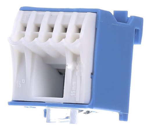 Блок Hager KN06N N-клема 1x16мм2+5x4мм2 - 2