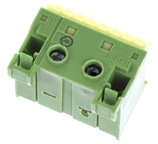 Блок Hager KN10E PE-клемма 2x16мм2+8x4мм2 - 5