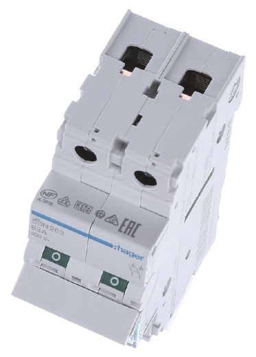 Вимикач навантаження Hager SBN263 2P 63А/400В 2м - 5