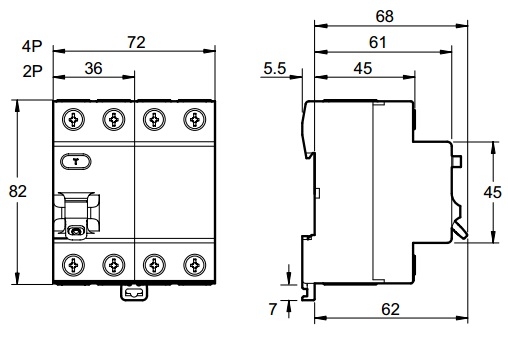 ПЗВ Schneider Electric Easy9 EZ9R34225 1Р+N 25A 30mА - 4