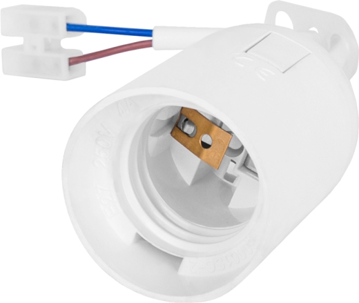 Підвісний патрон E.Next e.lamp socket pendant..E27.pl.white Е27 з кабелем (s9100057) - 1