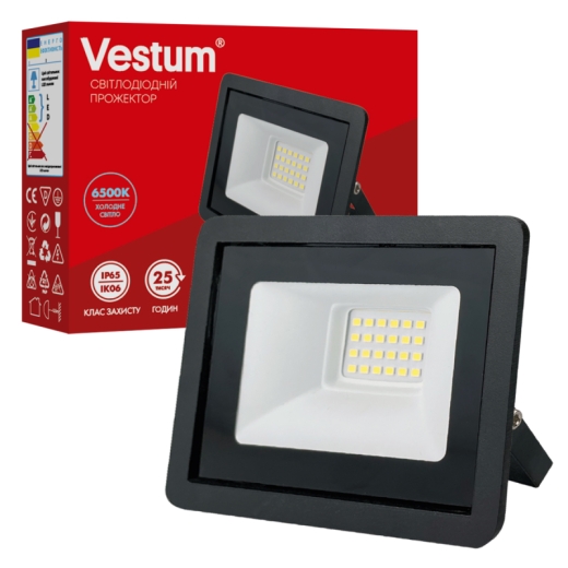Прожектор LED Vestum 1-VS-3014 20Вт 1600Лм 6500K IP65 - 2