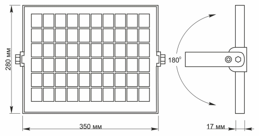 Автономний LED прожектор Videx 10Вт 5000K (VL-FSO-205) - 7