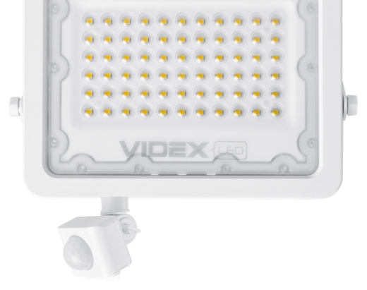 LED прожектор Videx F2e 50Вт 5000K (VL-F2e505W-S) с датчиком движения и освещенности - 2
