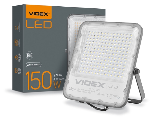 LED прожектор Videx Premium F2 150Вт 5000K (VL-F2-1505G) - 3