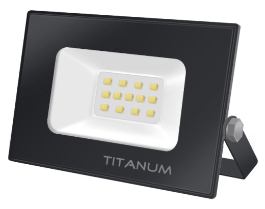 LED прожектор Titanum 10Вт 6000K (TLF106) - 1