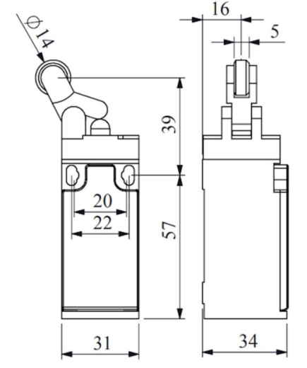 Кінцевий вимикач EMAS L3K13MIP411 - 7