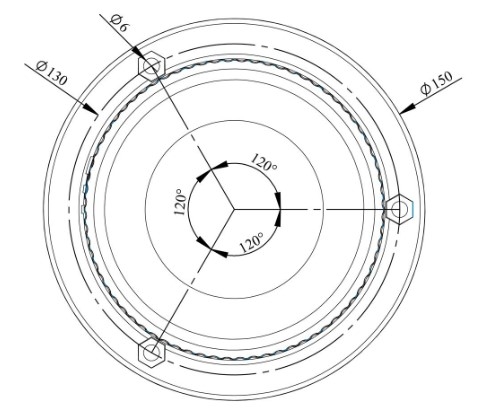 Багатофункціональний проблисковий маяк Emas IT120G024 Ø120 12-24В AC/DC (7 режимів) - 3
