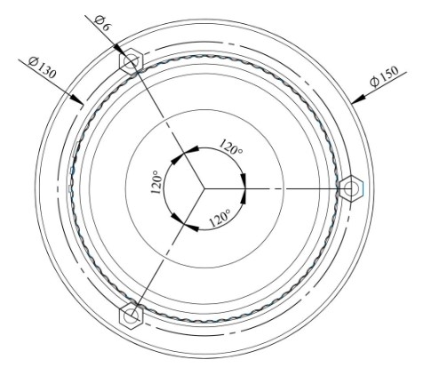 Багатофункціональний проблисковий маяк Emas IT120G220 Ø120 1110-220В AC (7 режимів) - 3