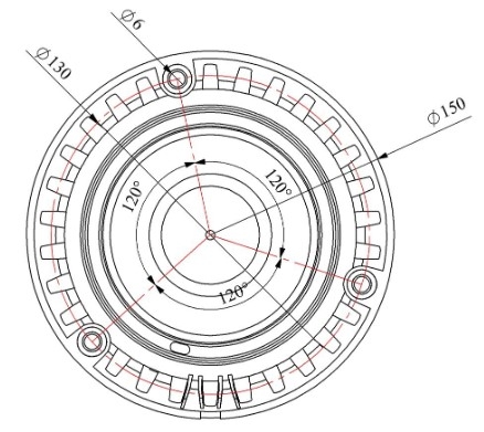 Желтый многофункциональный проблесковый маяк Emas IT120Y024Z 24В AC/DC Ø120 с зуммером - 3