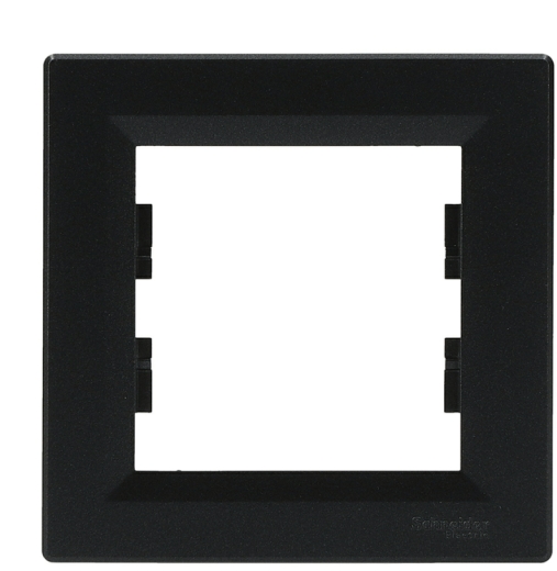 Рамка одинарна Антрацит Asfora, EPH5800171 - 1