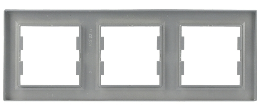 Рамка потрійна алюміній Asfora, EPH5800361 - 5
