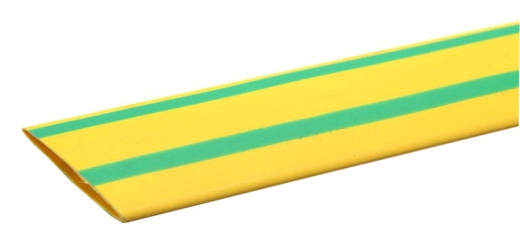 Термоусаджувальна трубка E.Next e.termo.stand.20.10.yellow-green 1м жовто-зелена (s024207) - 1