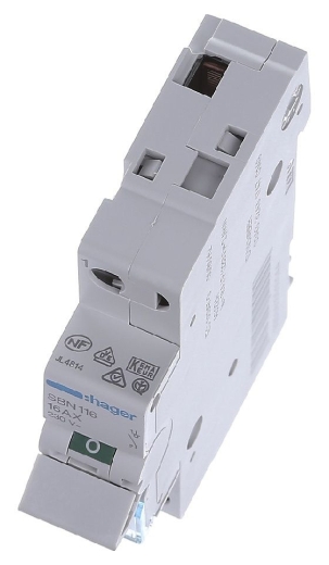 Вимикач навантаження Hager SBN116 1P 16А/230В 1м - 6