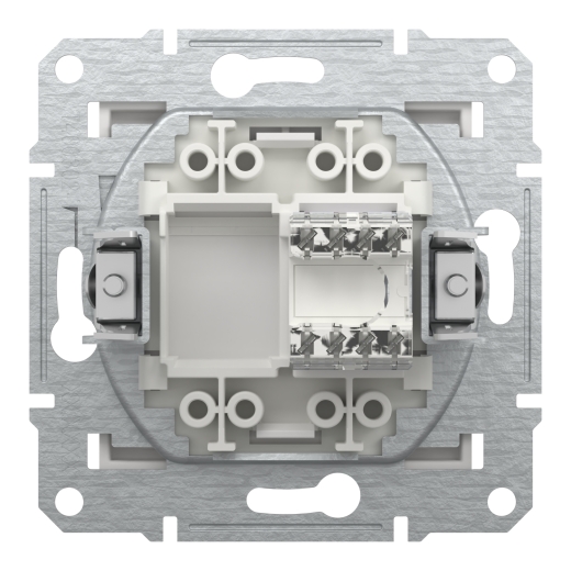 Компьютерная розетка RJ45 UTP cat.5e Schneider Electric Asfora без рамки белая (EPH4370121) - 3