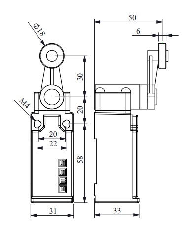 Кінцевий вимикач EMAS L51K13MEP121 - 8