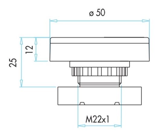 Подвійна кнопка EMAS B102K20KY (1НО+1НЗ) - 2