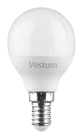 Лампа LED Vestum G45 6Вт 4100K E14 - 1