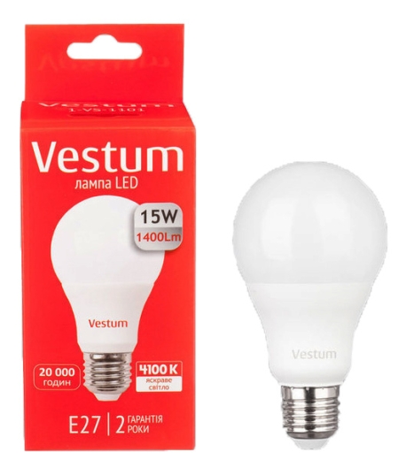Лампа LED Vestum 15Вт 4100K E27 - 2