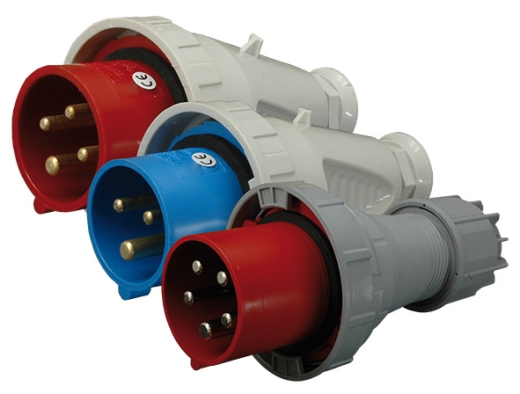 Кабельна силова вилка ETI 004482024 EVH-1632 IP67 (16A 230V 2P+PE) - 3