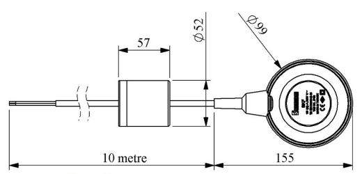 Датчик рівня поплавковий Emas SKF-10 (10м) - 2