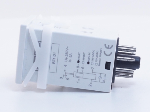 Реле часу EMAS RZ1D1S-5 цифровий багатофункціональний 0.1с-99.59ч 220 AC - 6