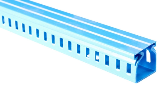 Перфарований короб E.Next e.trunking.perf.stand.25.60 пластиковий 25х60мм 2м блакитний (s13033019) - 1