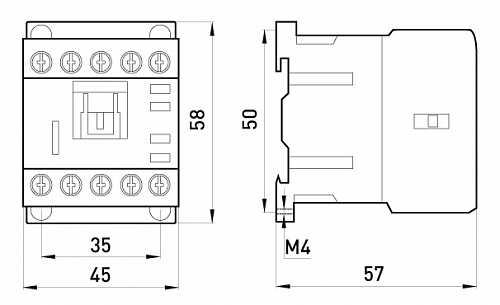 Малогабаритний контактор E.Next e.industrial.ukc.6M.220 6А 220В NO (i.0090001) - 5