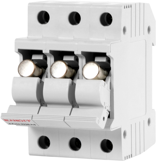 Держатель предохранителя E.Next e.fuse.1038.h3 на DIN-рейку 10х38 3р 32А (i0300003) - 2