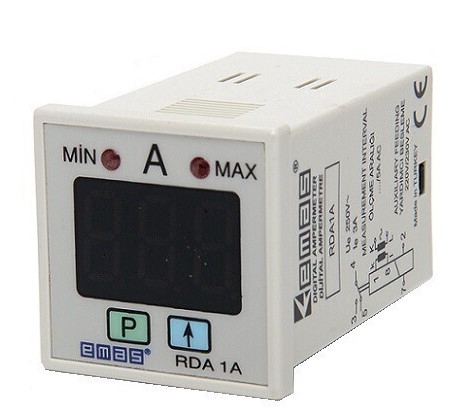 Амперметр Emas RDV1A 230В AC, 1CO, 5A - 1