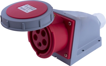 Стаціонарна силова розетка E.Next e.socket.115.16.67 5п 16А 400В IP67 (i082009) - 1