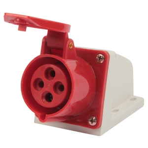 Стаціонарна силова розетка E.Next e.socket.pro.4.16 4п 16А 380В (p012004) - 1