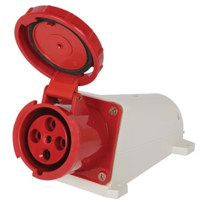 Стаціонарна силова розетка E.Next e.socket.pro.4.63 4п 63А 380В IP67 (p012006) - 1