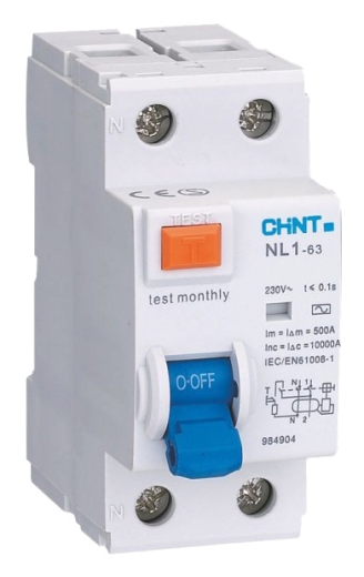 ПЗВ Chint NL1-63 2P 40A 30мА АС 6кА DB (200213) - 1