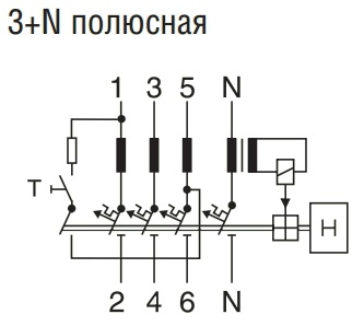 Диференціальний автомат Eaton (Moeller) mRB6-16/3N/С/003-A - 2