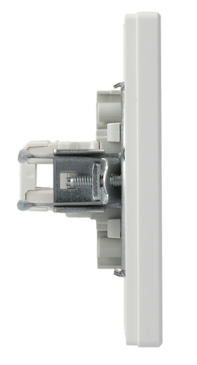 Розетка компьютерная RJ45 кат.5е UTP двойная белая Asfora, EPH4400121 - 3