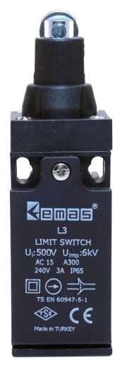 Кінцевий вимикач EMAS L3K13MUM331 - 1