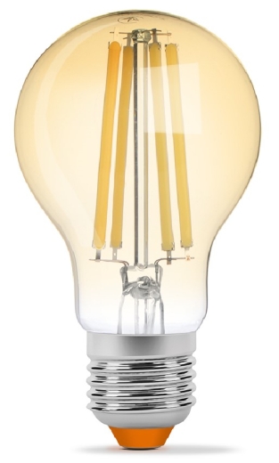 Світлодіодна лампа філаментна Videx Filament A60FA E27 10Вт 2200K (VL-A60FA-10272) бронза - 1