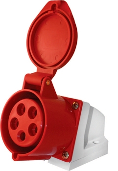 Стаціонарна силова розетка E.Next e.socket.pro.5.16 5п 16А 380В (p012007) - 1