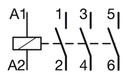 Контактор 25A ESC425S безшумний (4НО, 230В) 2м Hager - 5